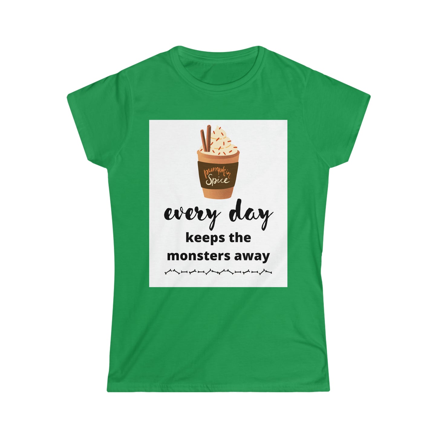 Women's Softstyle T-Shirt (pumpkin spice every day)