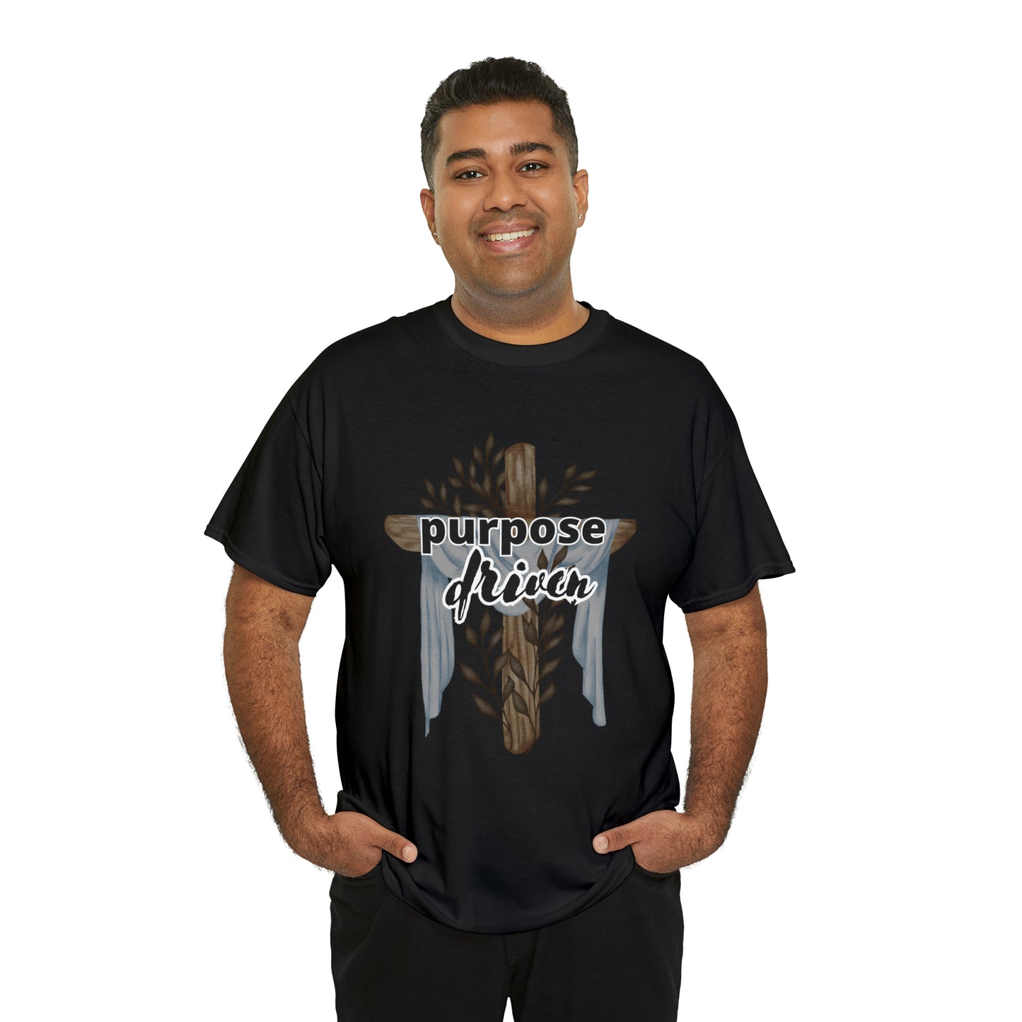 Unisex Cotton T-Shirt (purpose driven cross)