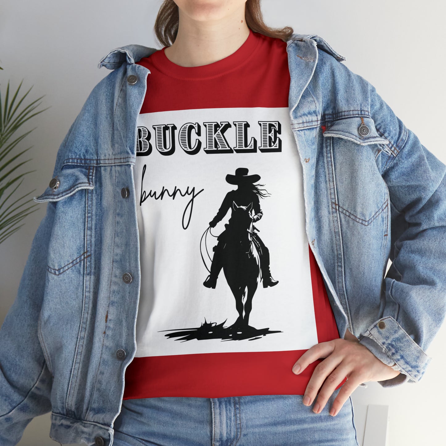 Unisex Cotton T-Shirt (buckle bunny)