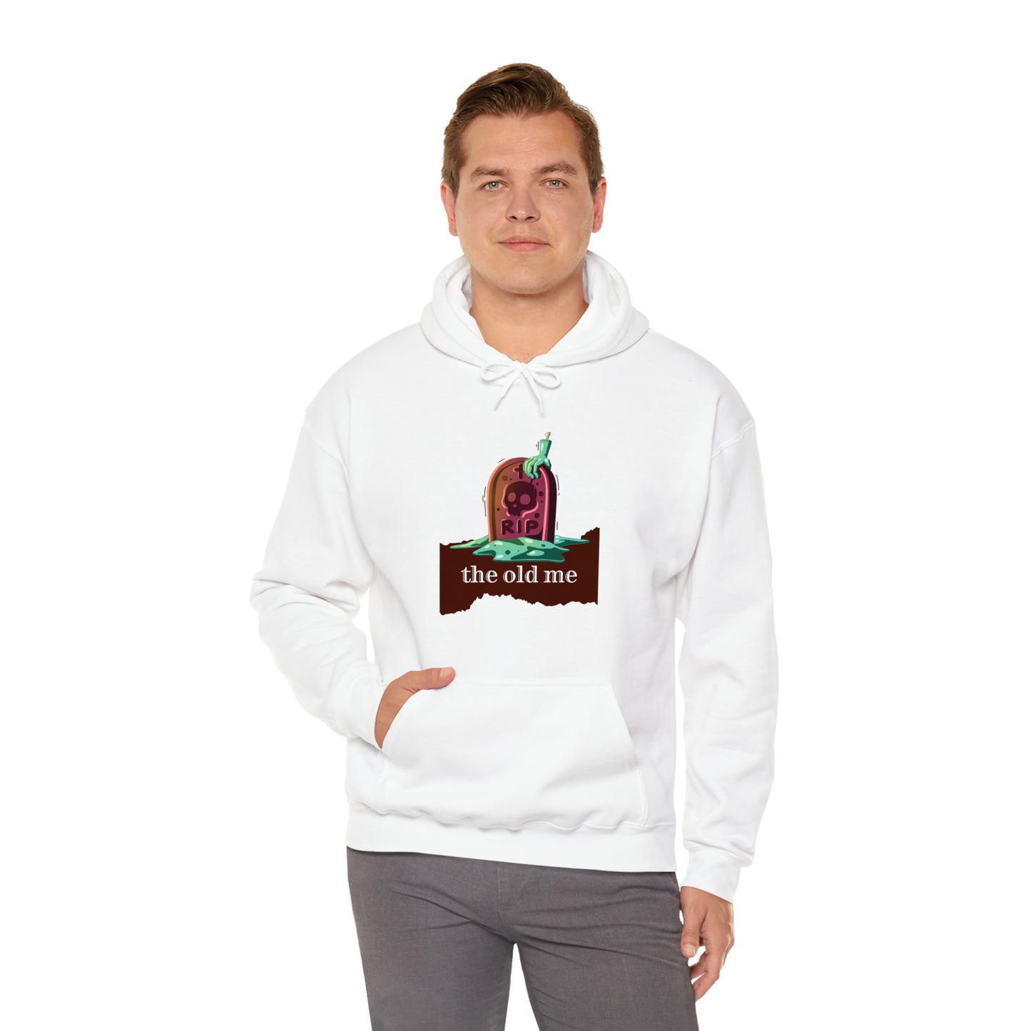 Unisex Hooded Sweatshirt (RIP the old me)