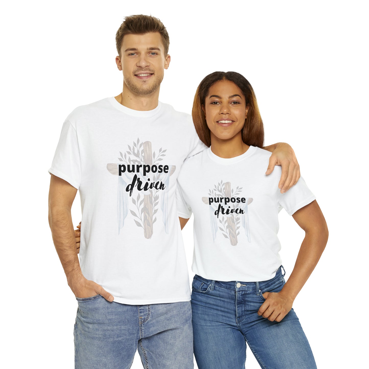 Unisex Cotton T-Shirt (purpose driven cross)
