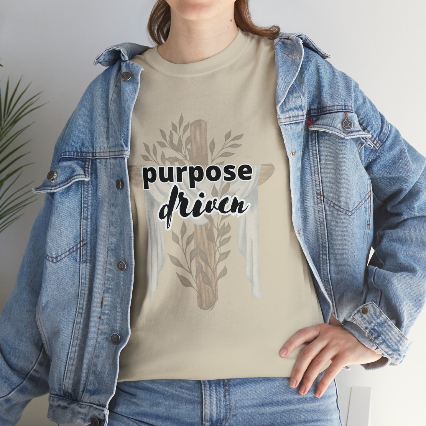Unisex Cotton T-Shirt (purpose driven cross)