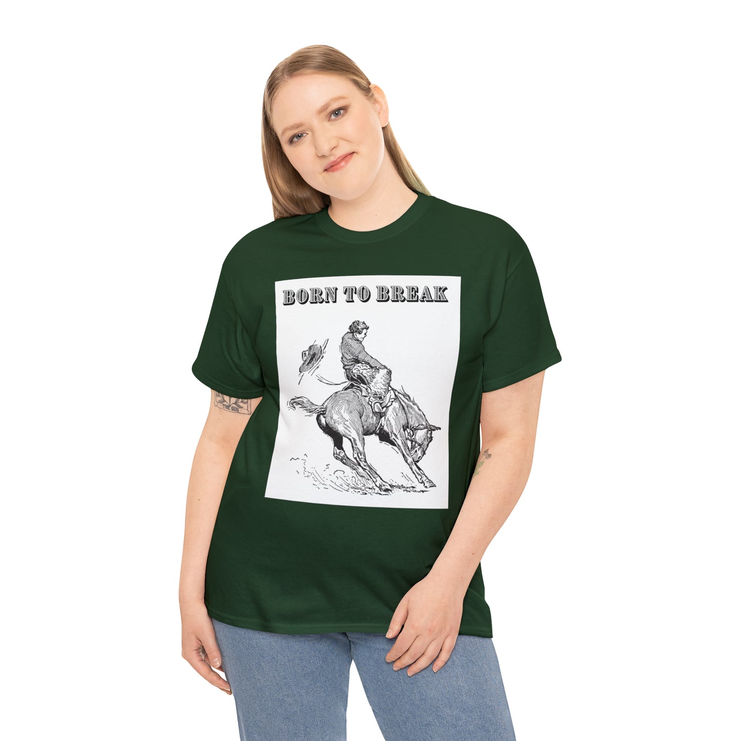 Unisex Cotton T-Shirt (born to break)