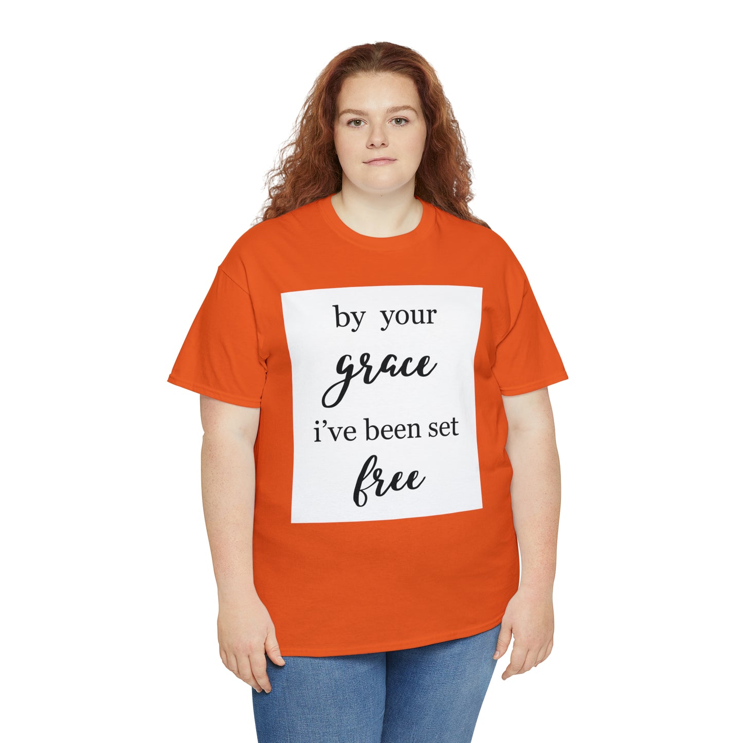Unisex T-shirt (by your grace I’ve been set free)