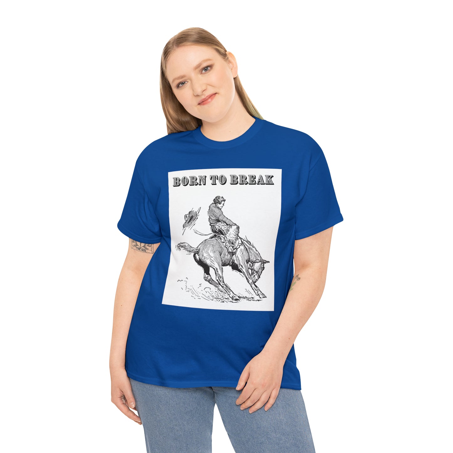 Unisex Cotton T-Shirt (born to break)
