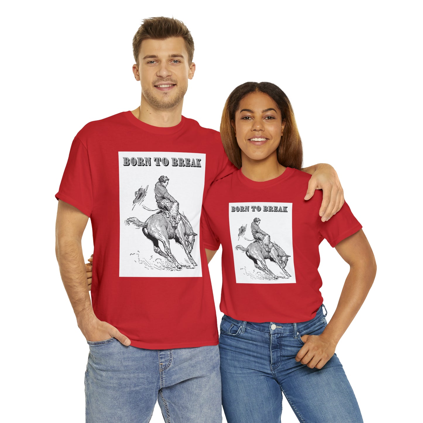 Unisex Cotton T-Shirt (born to break)