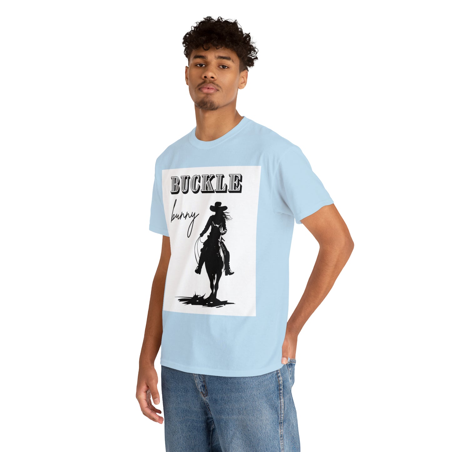 Unisex Cotton T-Shirt (buckle bunny)