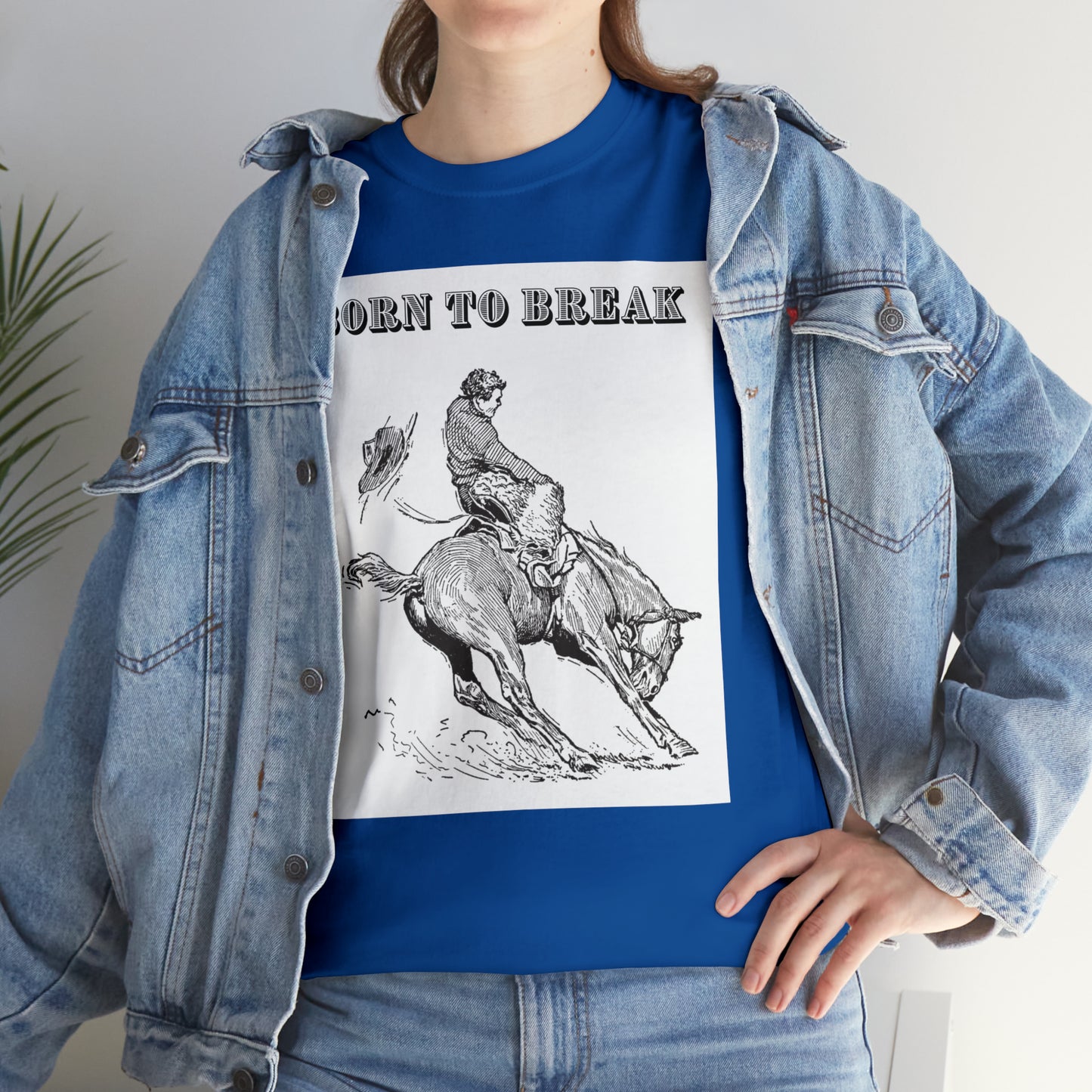 Unisex Cotton T-Shirt (born to break)