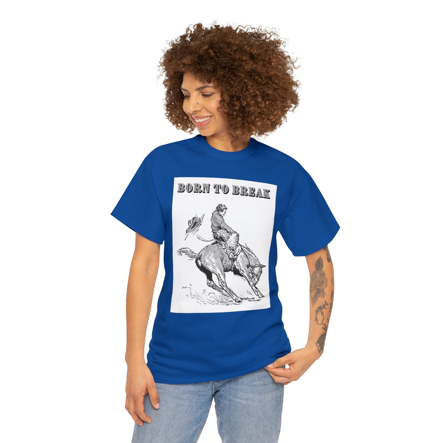 Unisex Cotton T-Shirt (born to break)