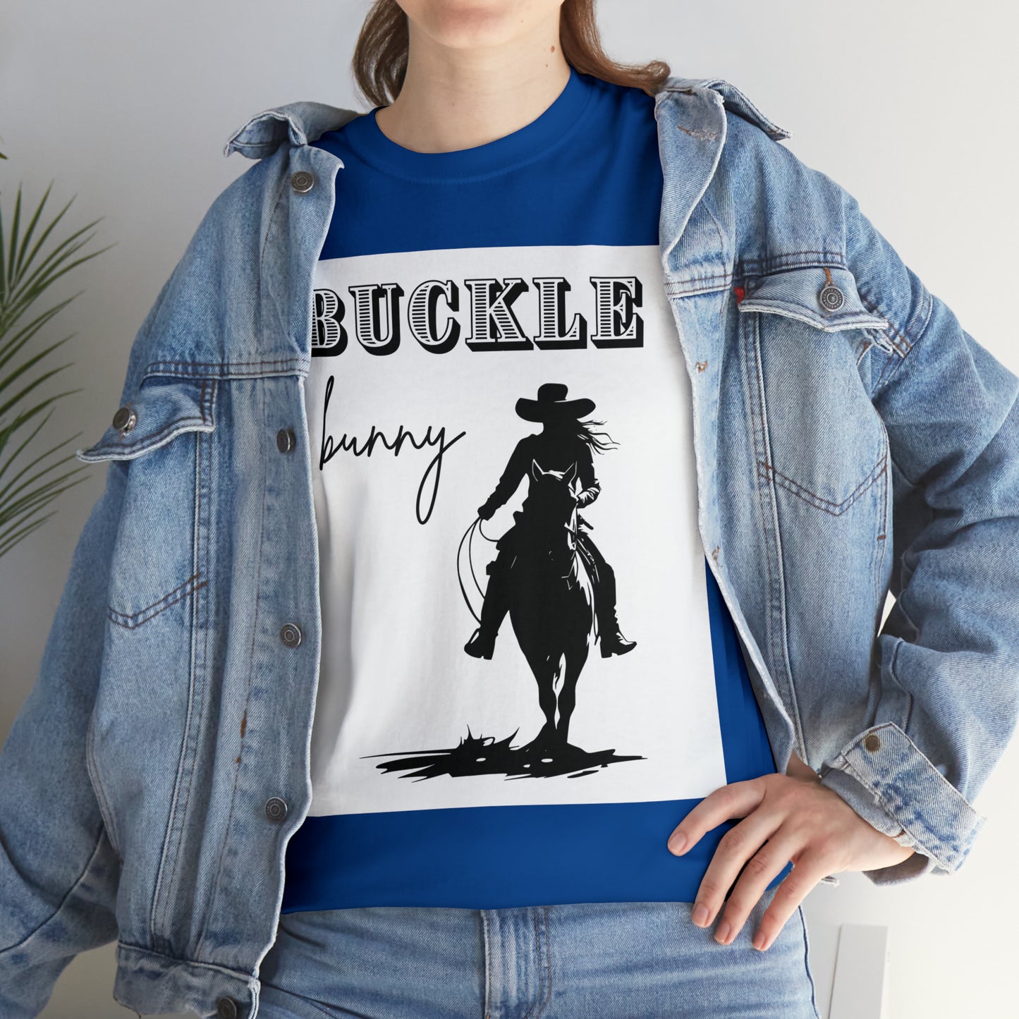 Unisex Cotton T-Shirt (buckle bunny)