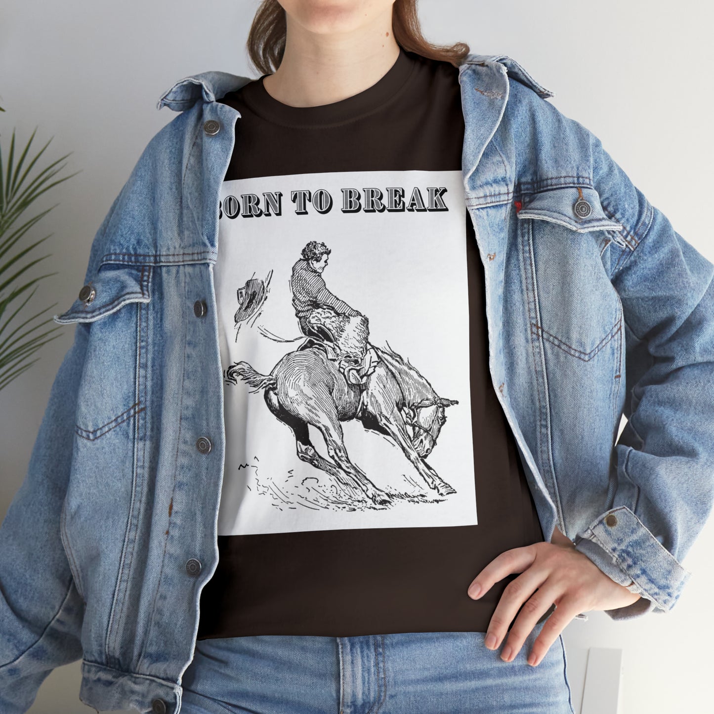 Unisex Cotton T-Shirt (born to break)