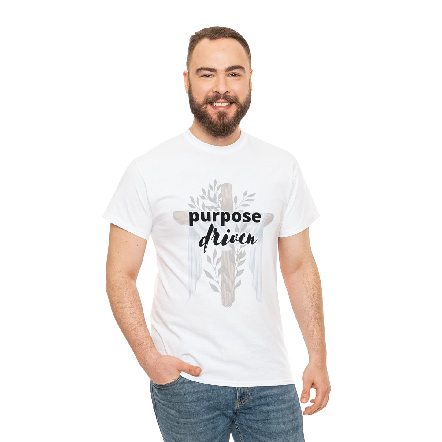 Unisex Cotton T-Shirt (purpose driven cross)