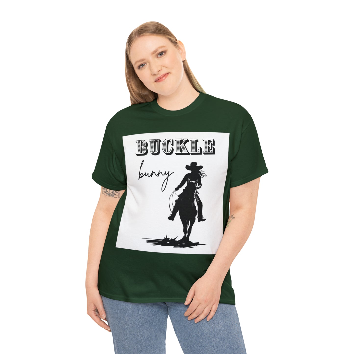 Unisex Cotton T-Shirt (buckle bunny)