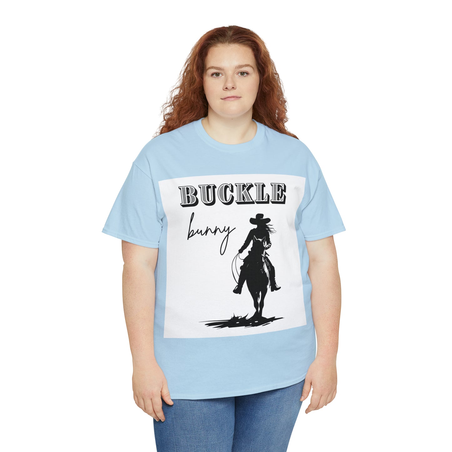 Unisex Cotton T-Shirt (buckle bunny)