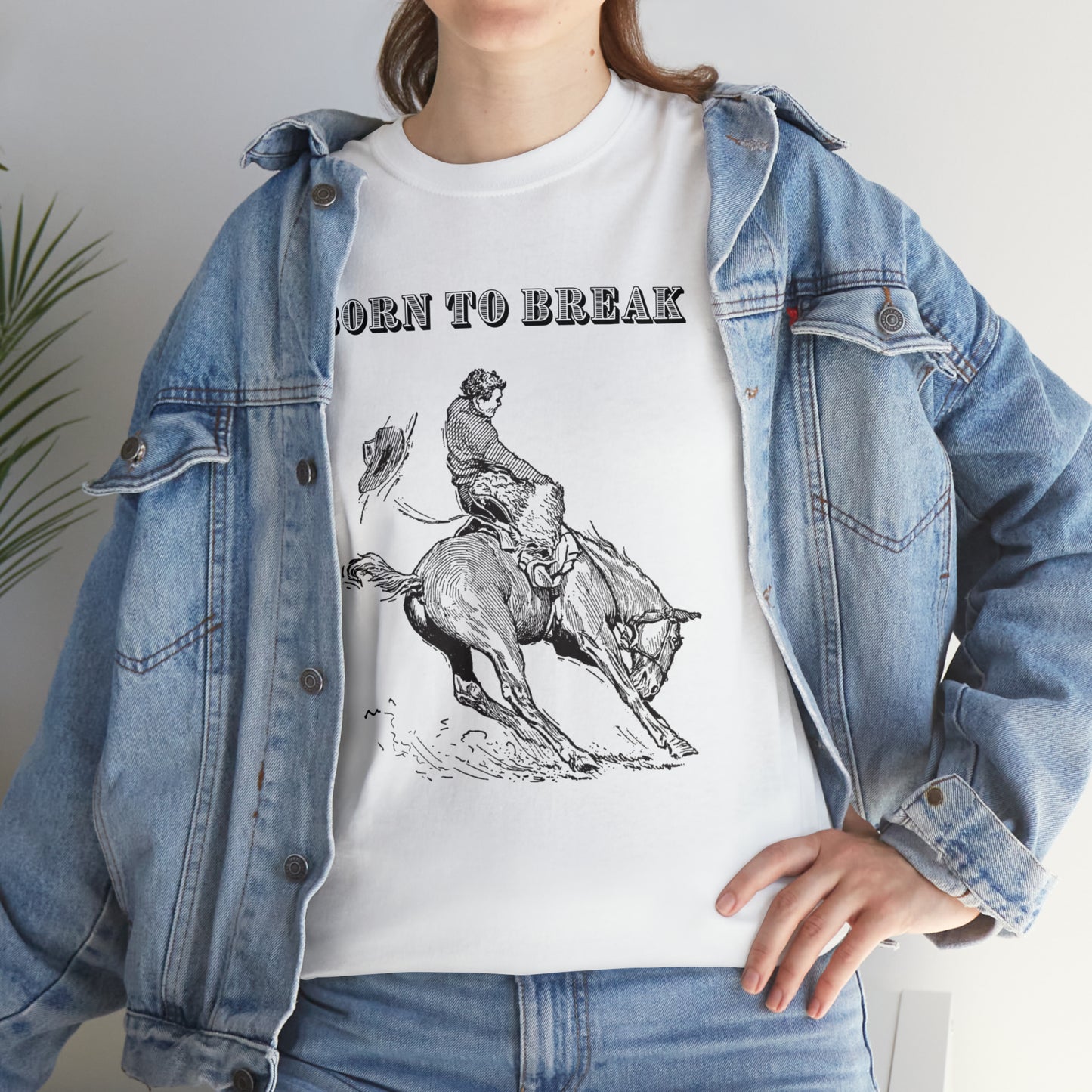 Unisex Cotton T-Shirt (born to break)