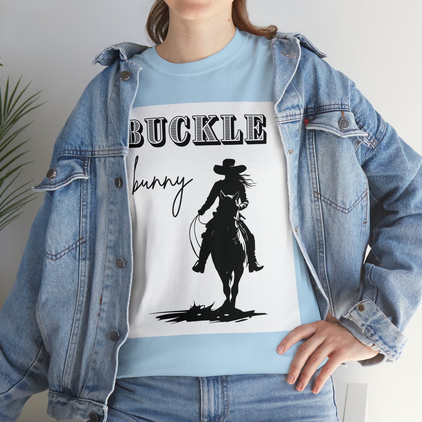 Unisex Cotton T-Shirt (buckle bunny)