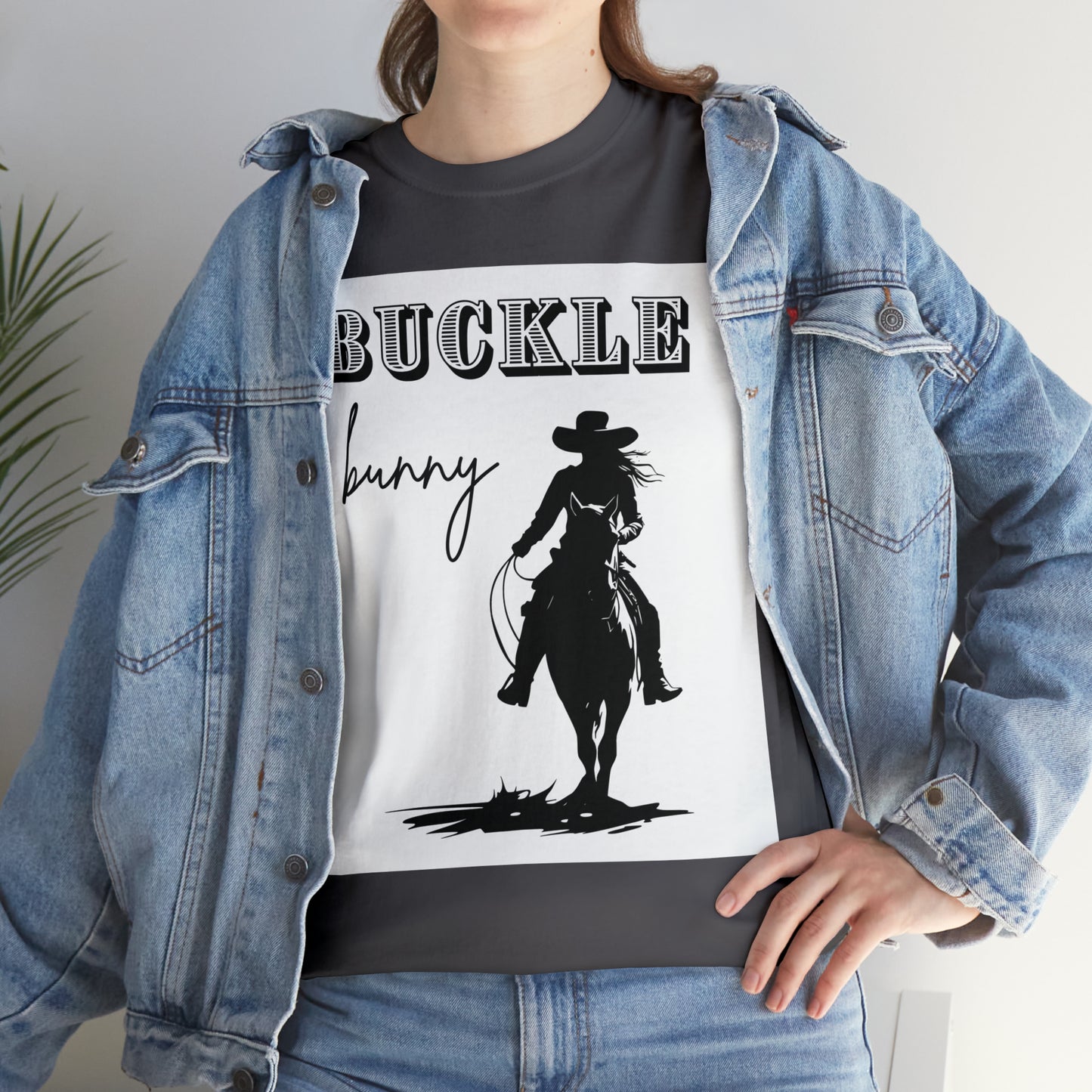 Unisex Cotton T-Shirt (buckle bunny)