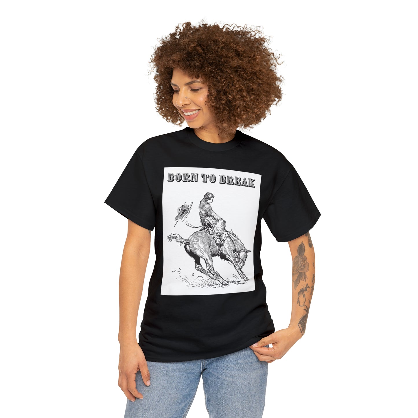 Unisex Cotton T-Shirt (born to break)