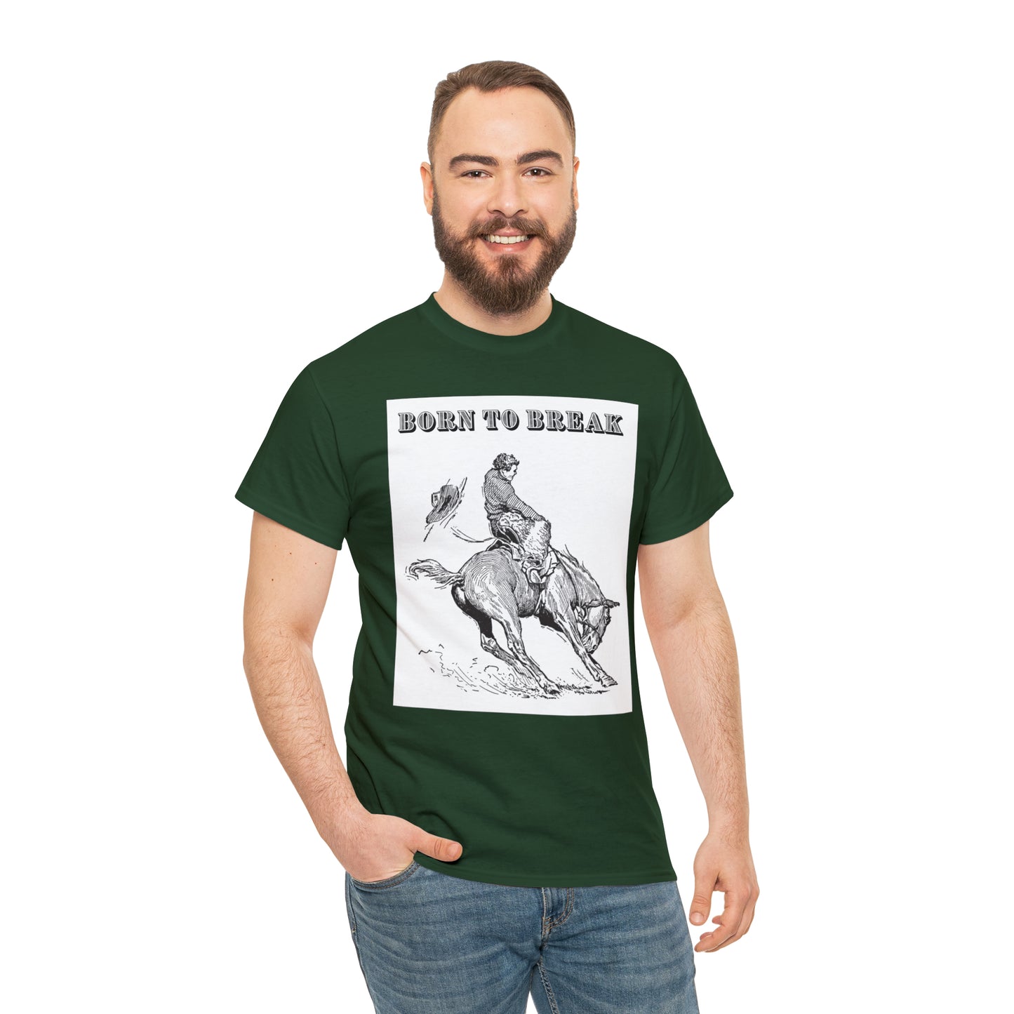 Unisex Cotton T-Shirt (born to break)