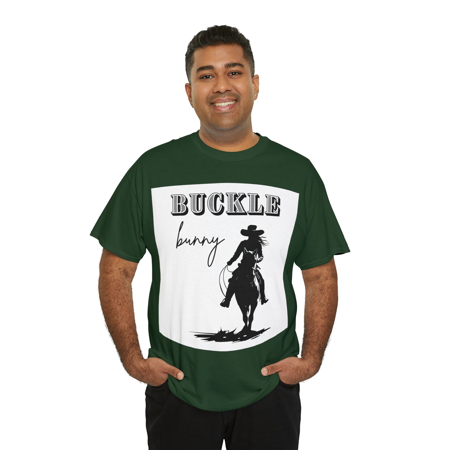 Unisex Cotton T-Shirt (buckle bunny)