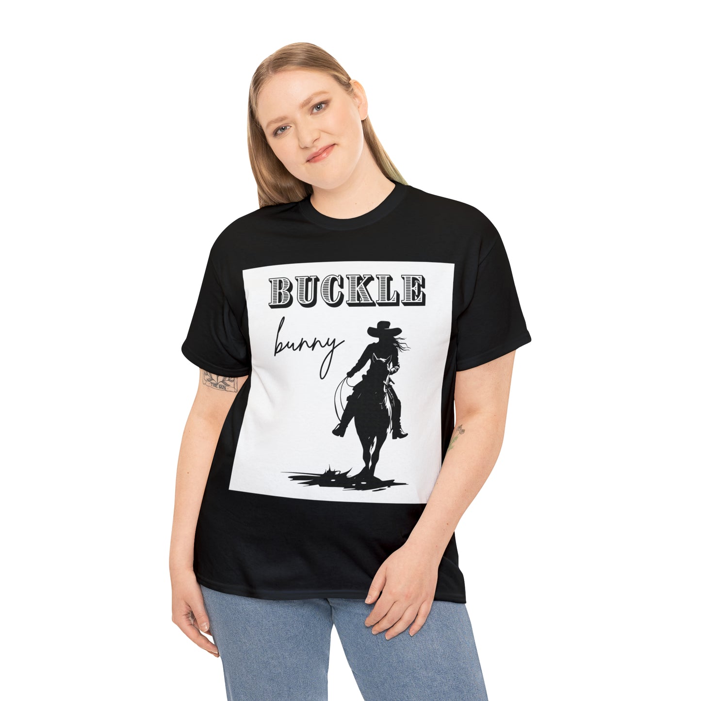Unisex Cotton T-Shirt (buckle bunny)