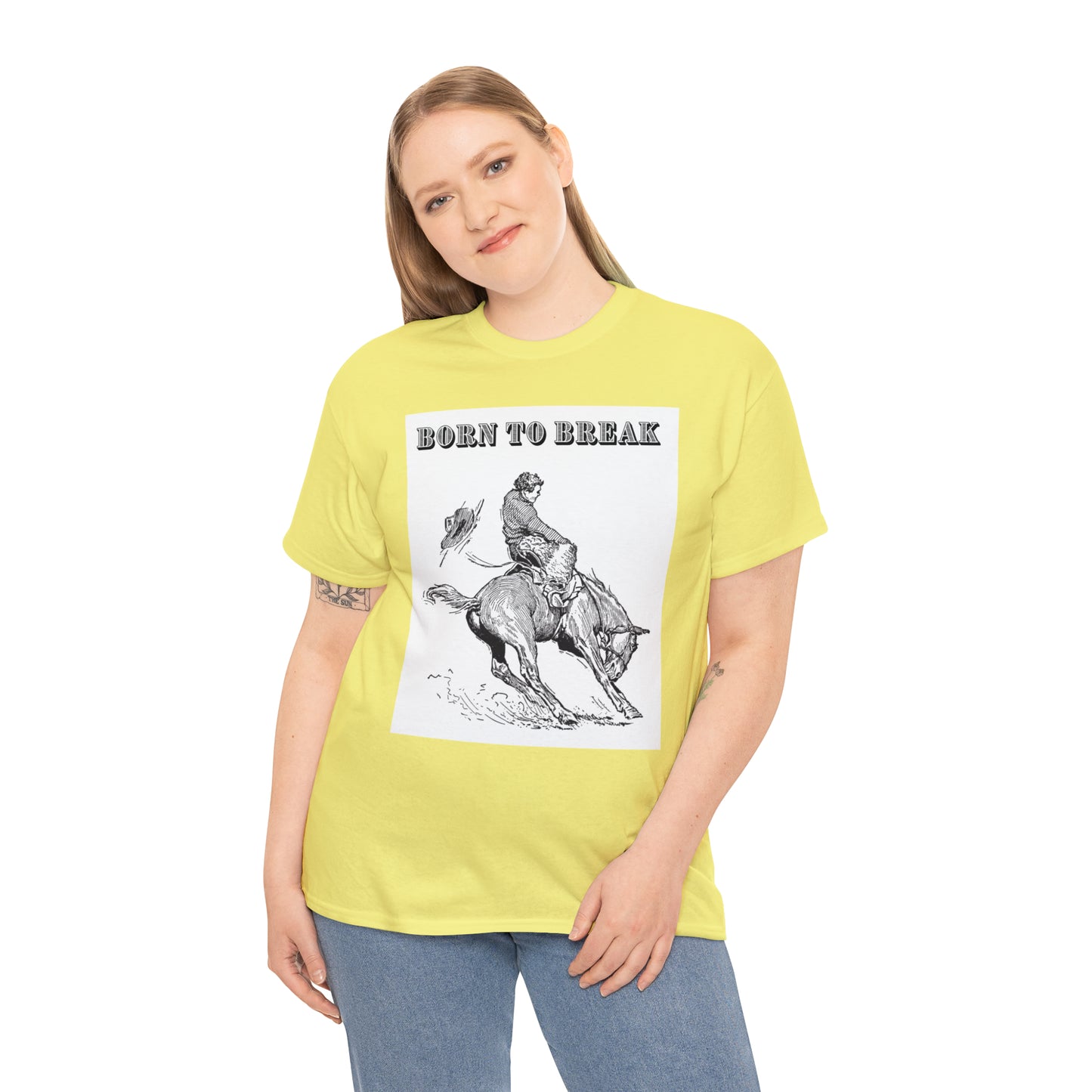 Unisex Cotton T-Shirt (born to break)