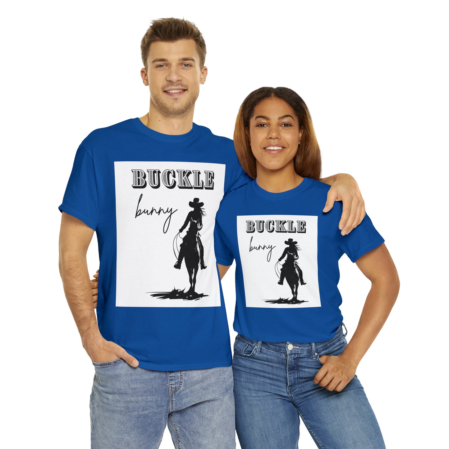 Unisex Cotton T-Shirt (buckle bunny)