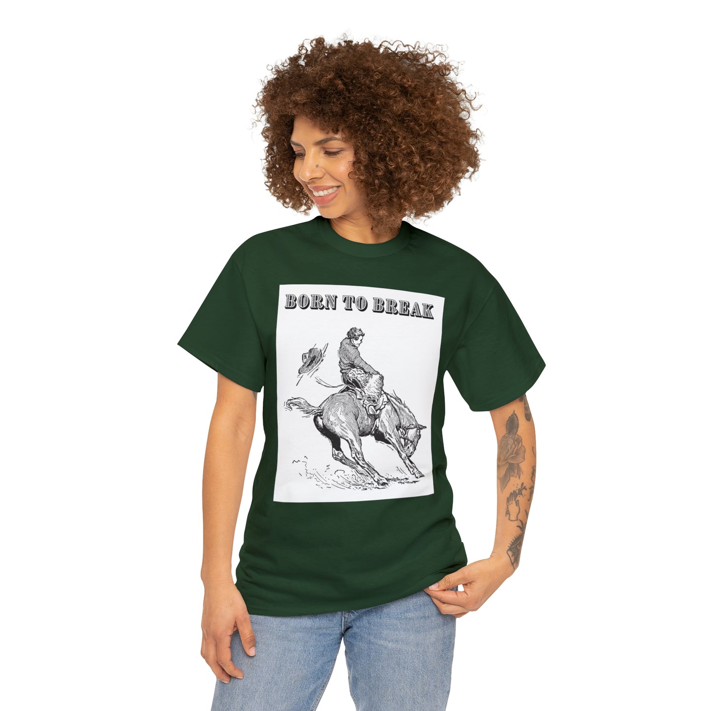 Unisex Cotton T-Shirt (born to break)