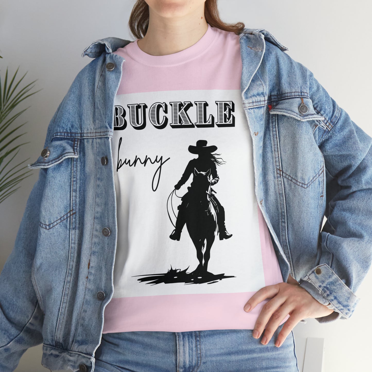 Unisex Cotton T-Shirt (buckle bunny)
