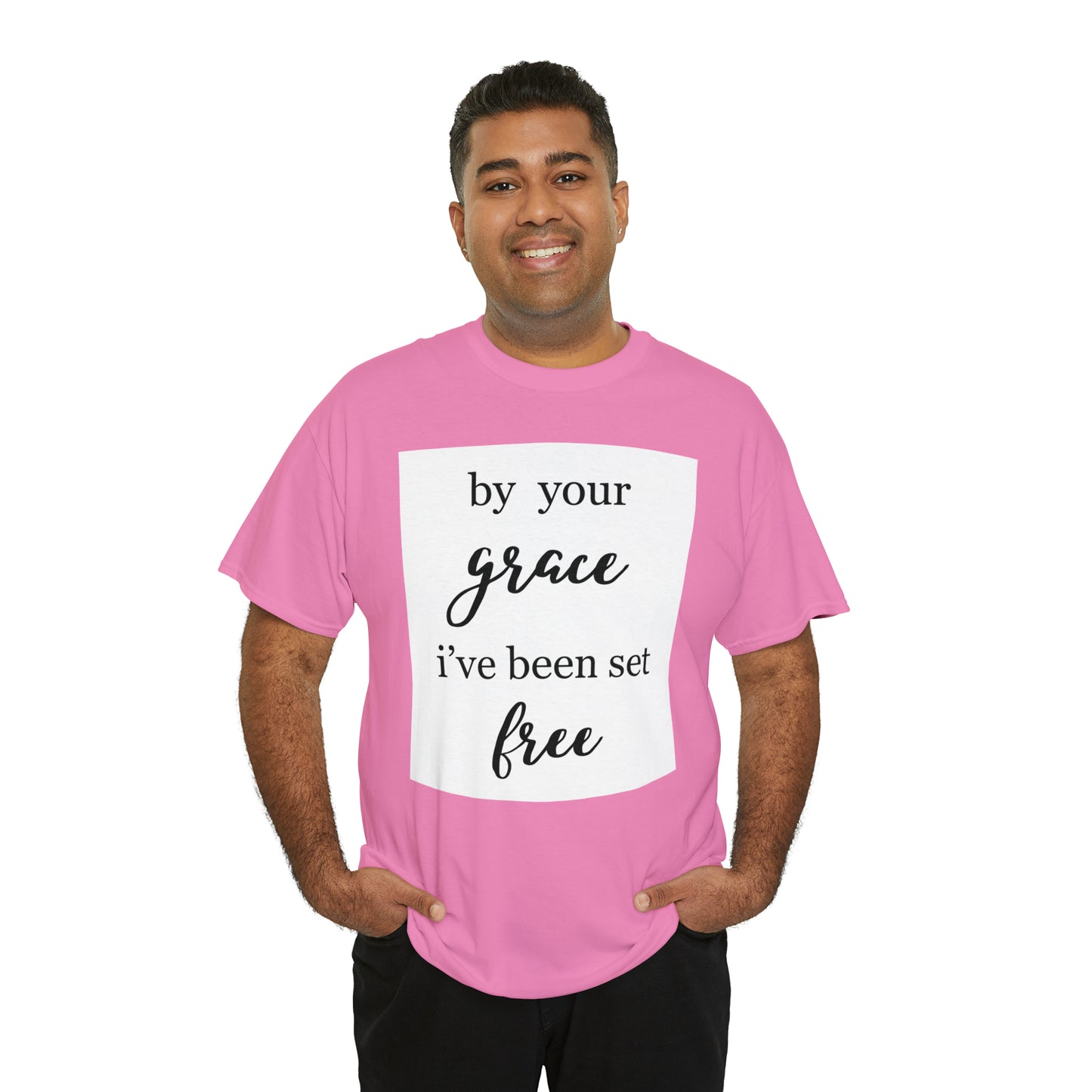 Unisex T-shirt (by your grace I’ve been set free)
