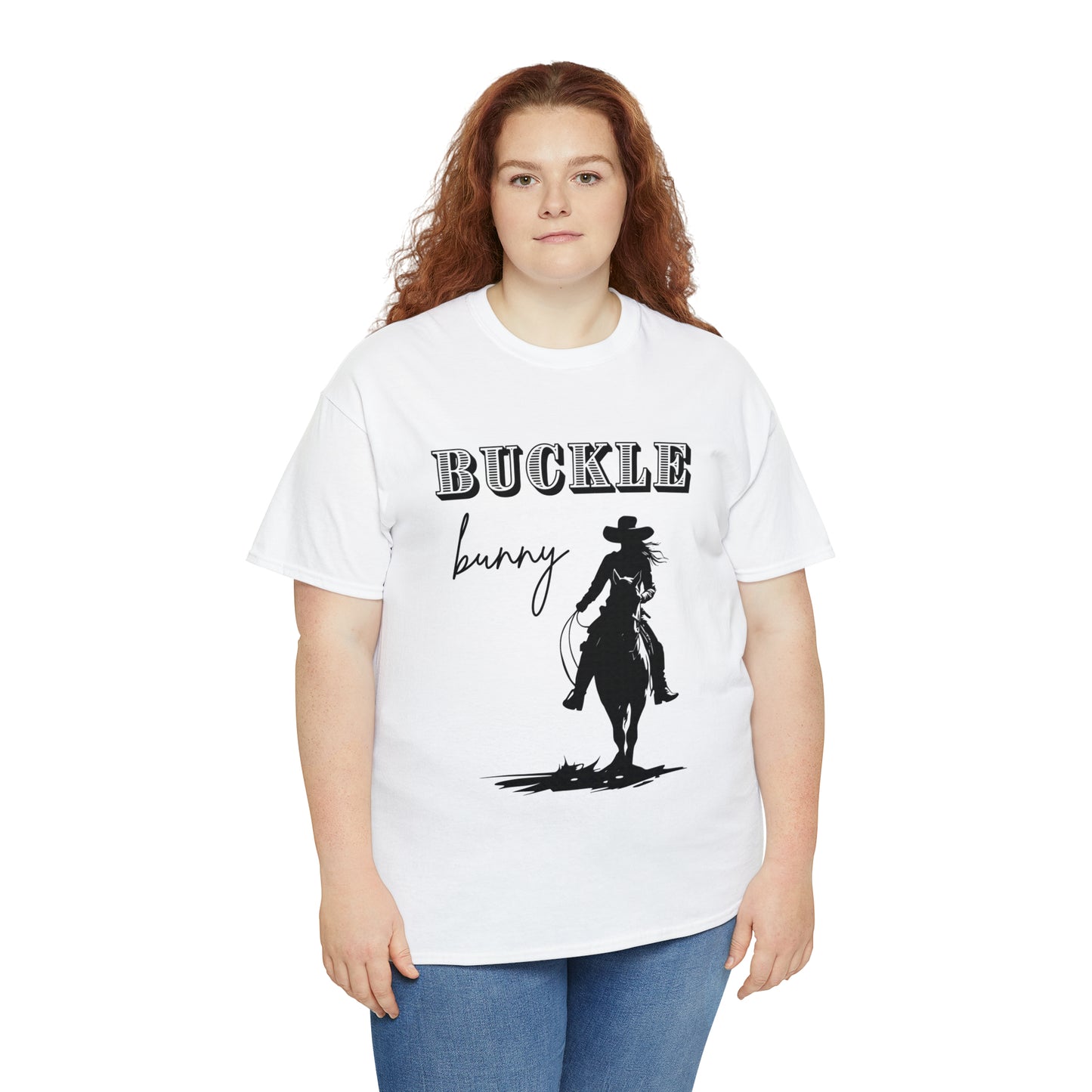 Unisex Cotton T-Shirt (buckle bunny)