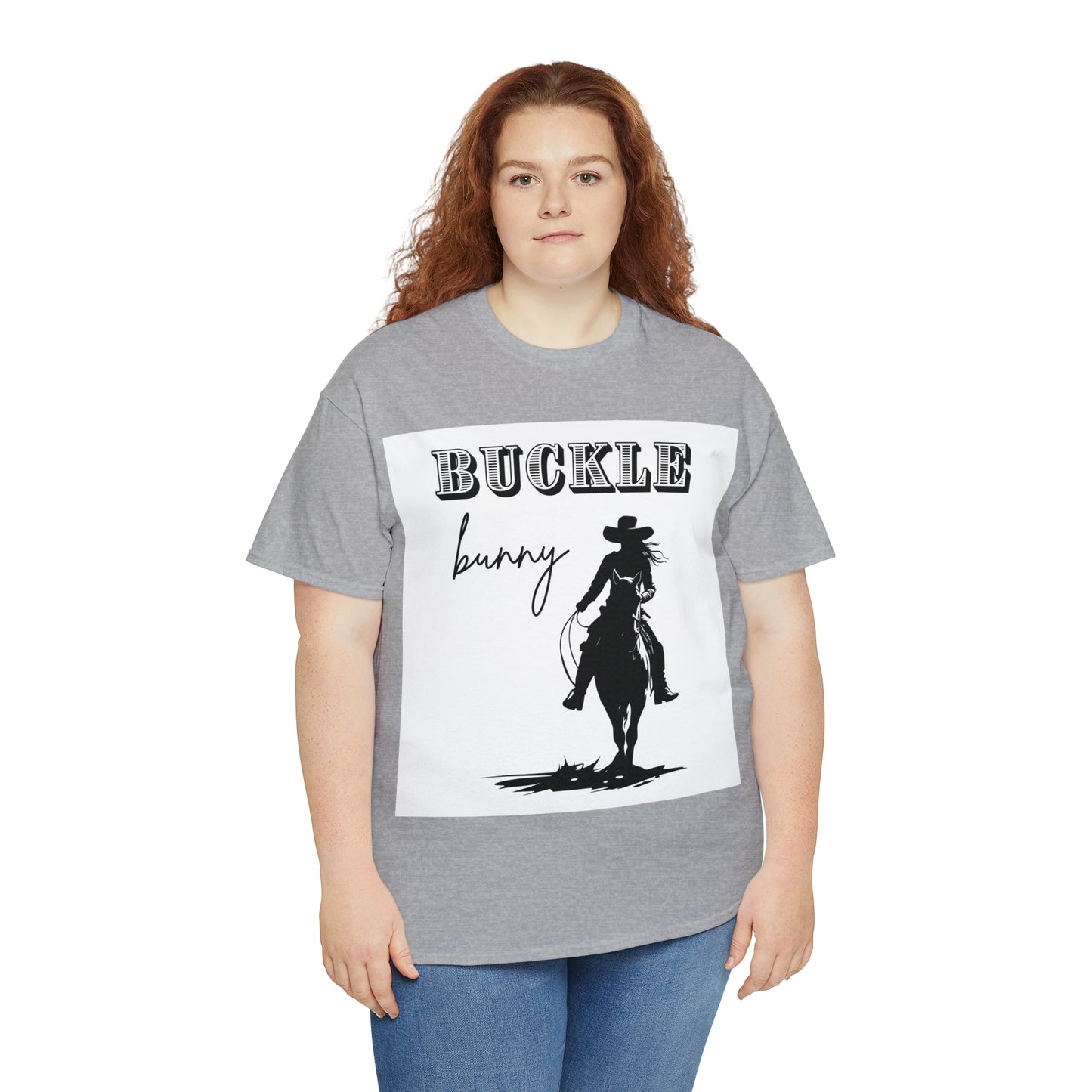 Unisex Cotton T-Shirt (buckle bunny)