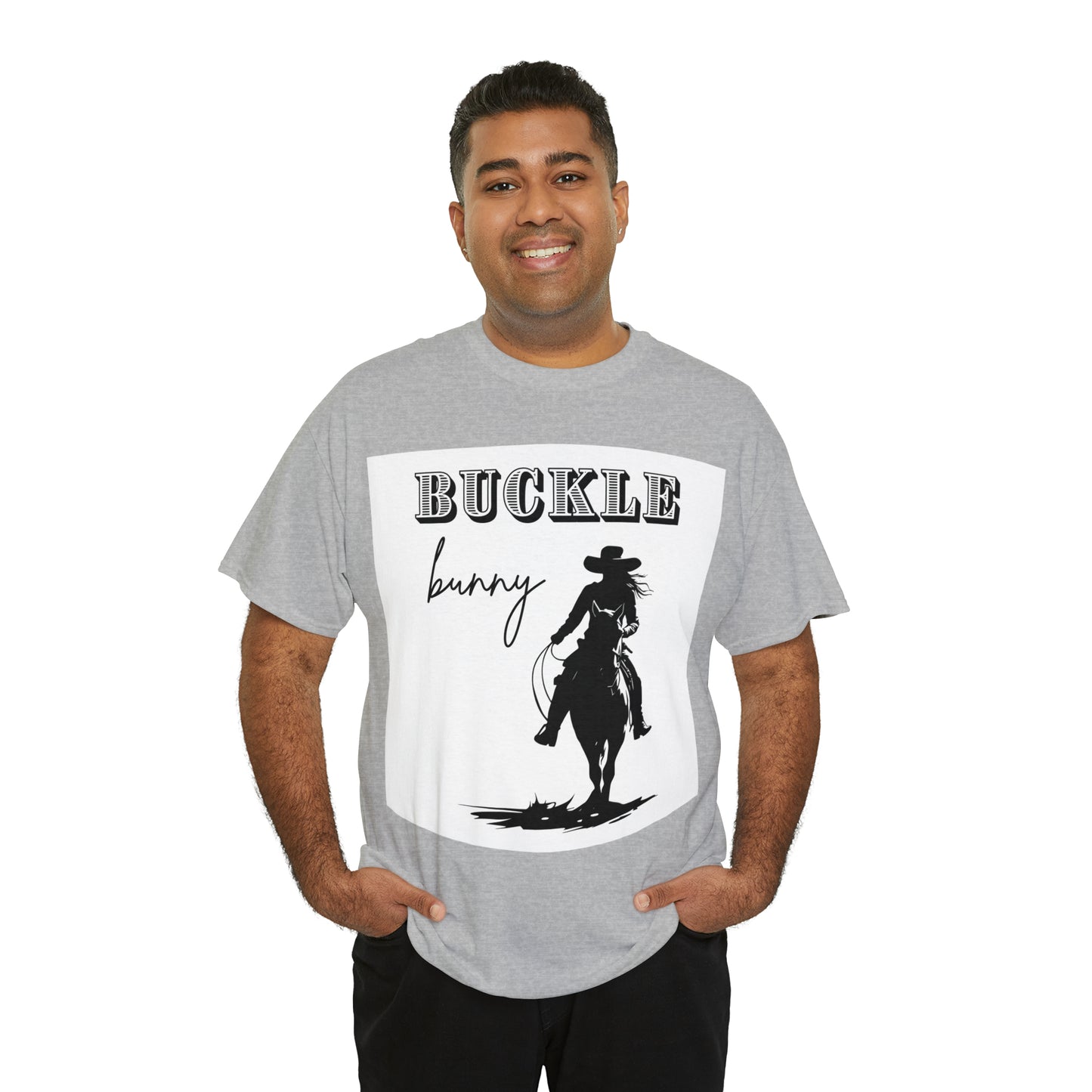 Unisex Cotton T-Shirt (buckle bunny)