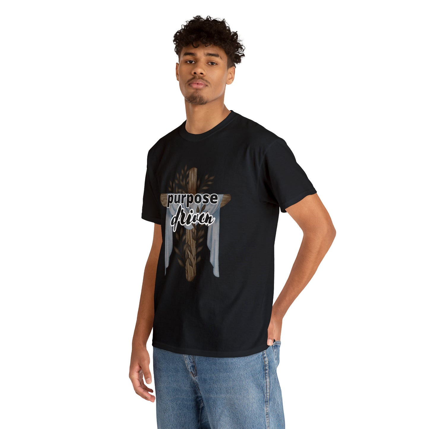Unisex Cotton T-Shirt (purpose driven cross)