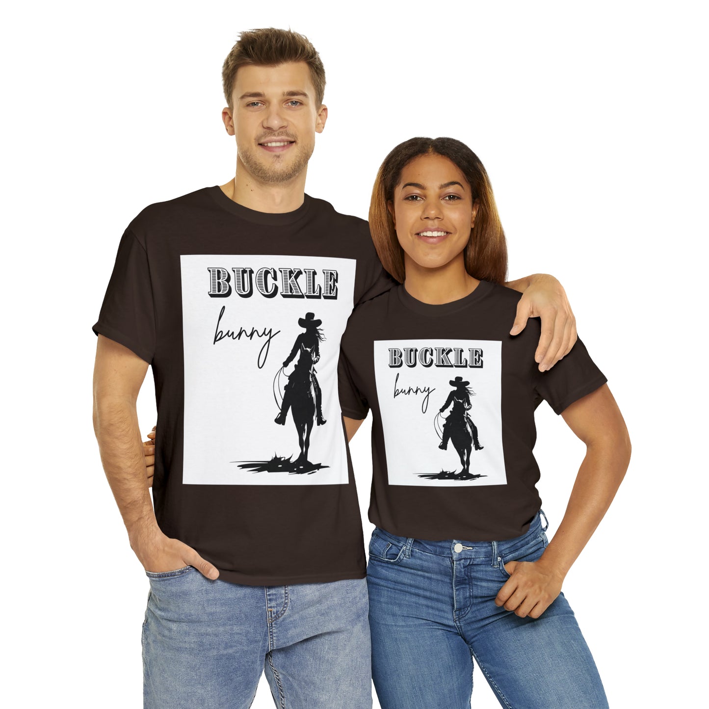 Unisex Cotton T-Shirt (buckle bunny)