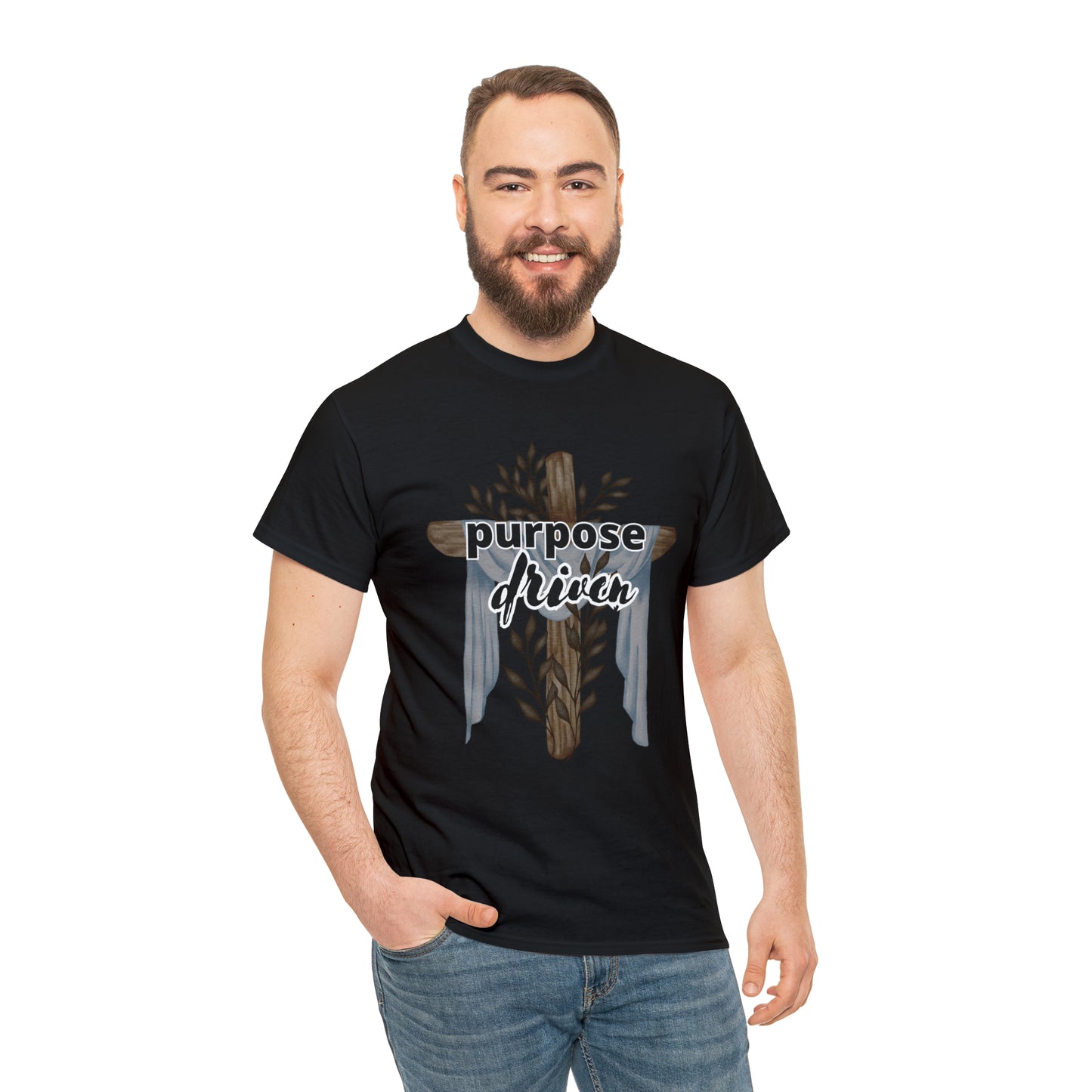 Unisex Cotton T-Shirt (purpose driven cross)