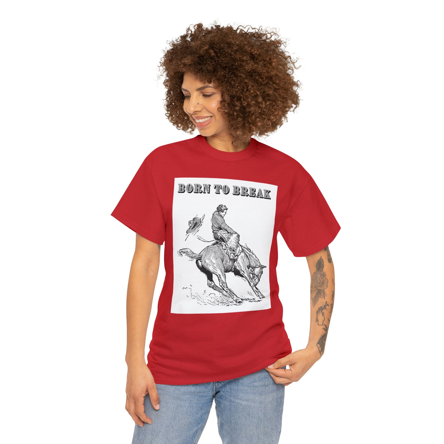 Unisex Cotton T-Shirt (born to break)
