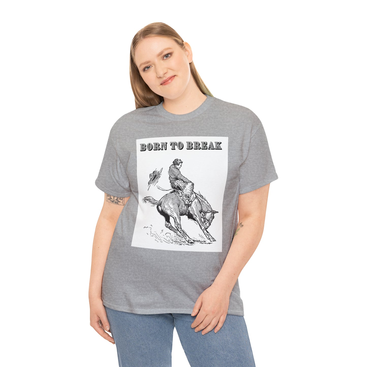 Unisex Cotton T-Shirt (born to break)