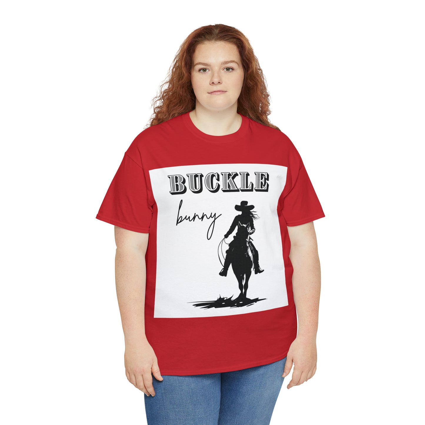 Unisex Cotton T-Shirt (buckle bunny)