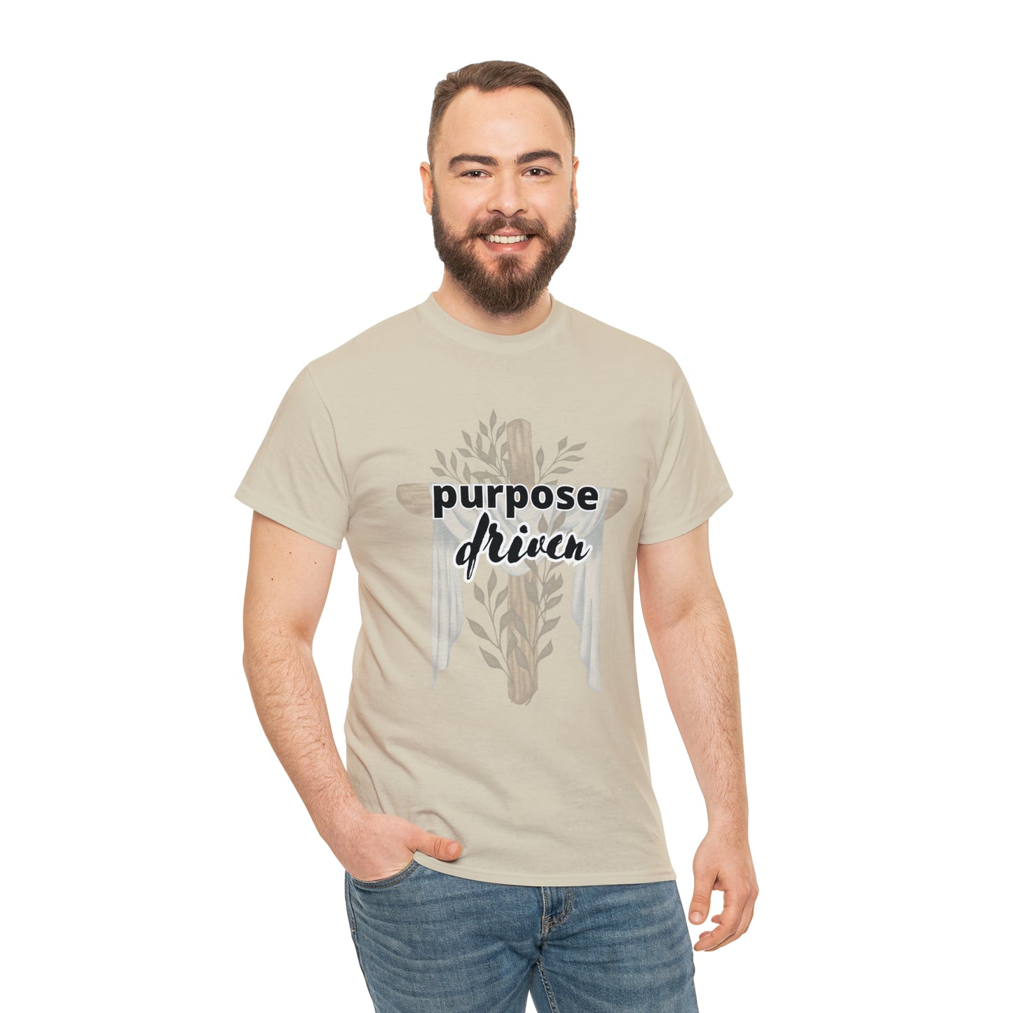 Unisex Cotton T-Shirt (purpose driven cross)