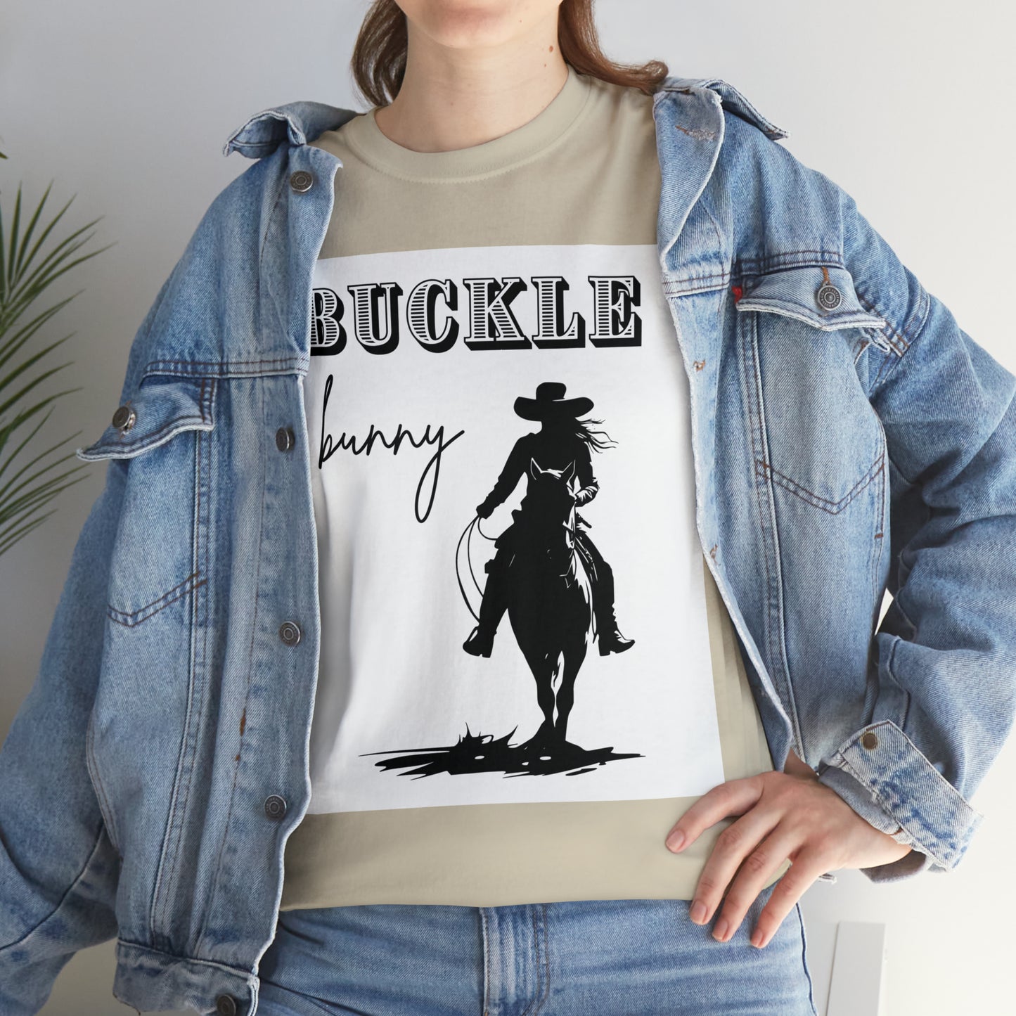 Unisex Cotton T-Shirt (buckle bunny)