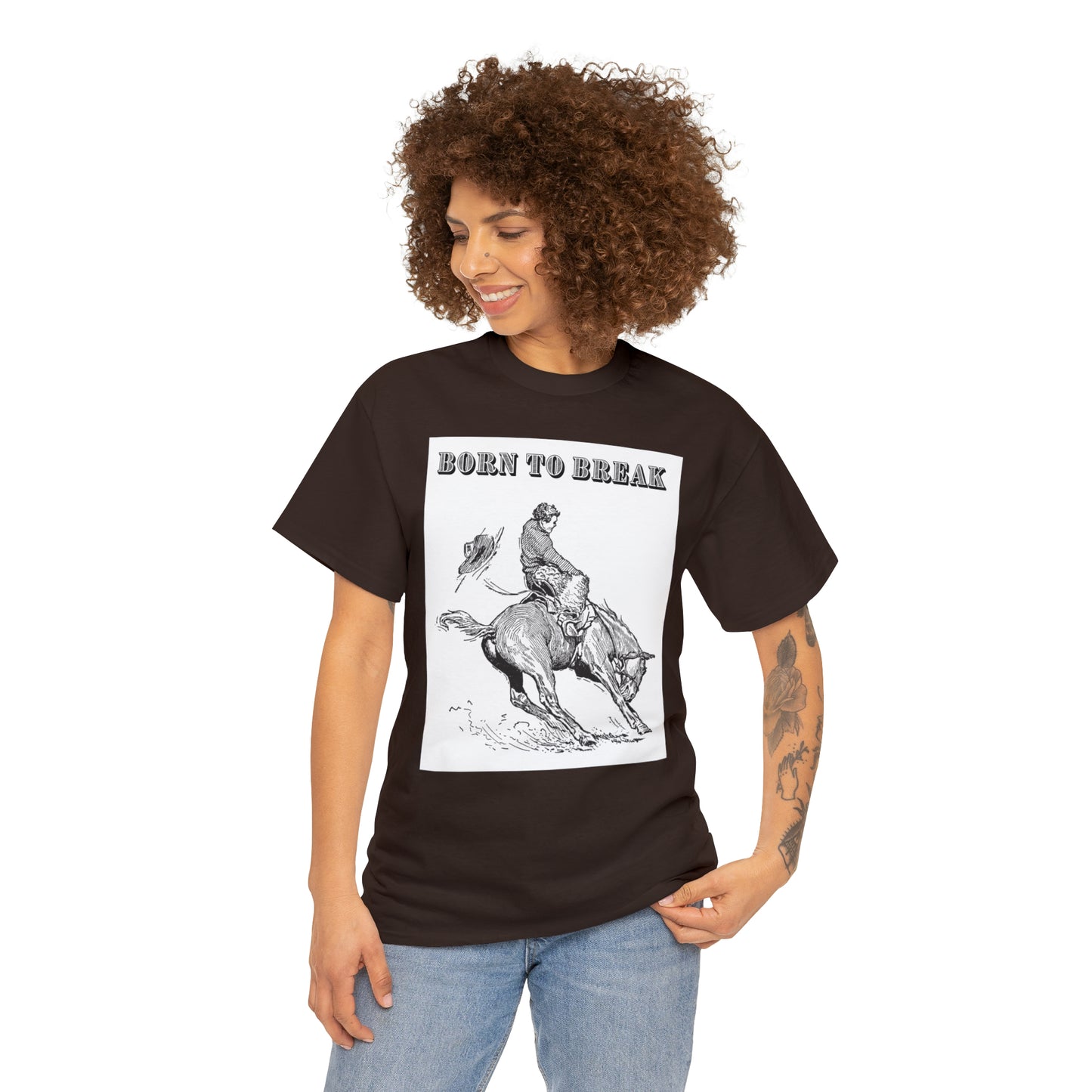 Unisex Cotton T-Shirt (born to break)