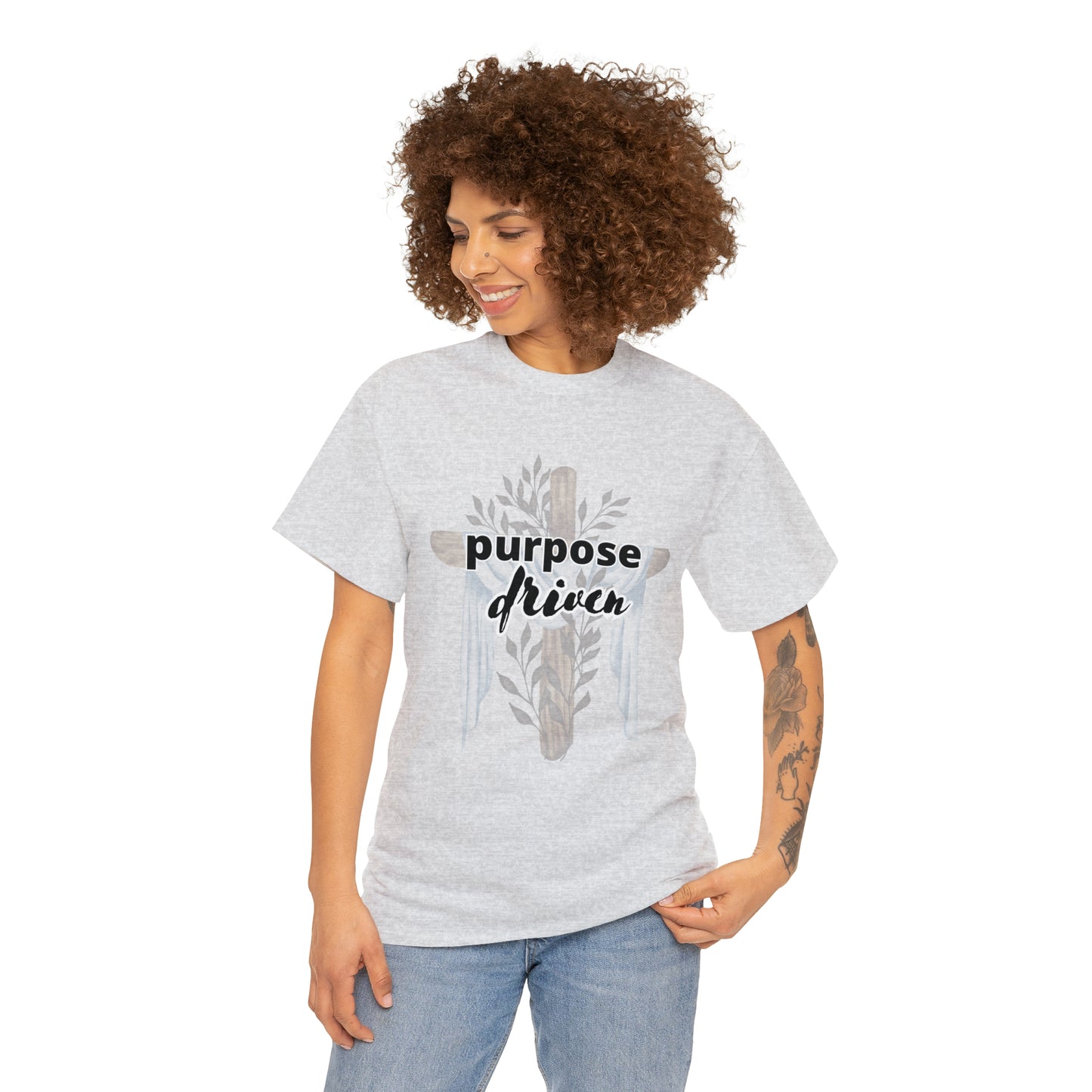 Unisex Cotton T-Shirt (purpose driven cross)
