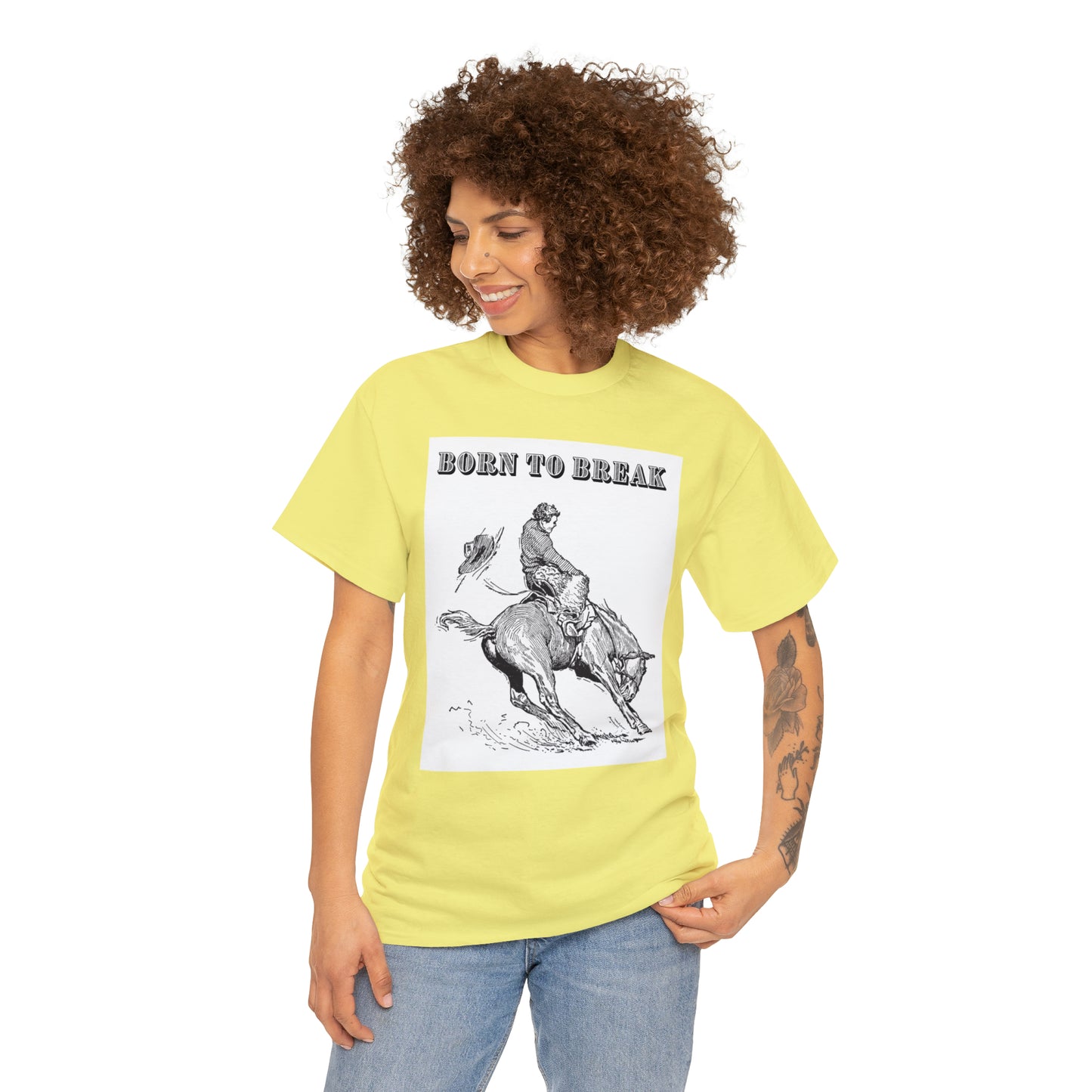 Unisex Cotton T-Shirt (born to break)