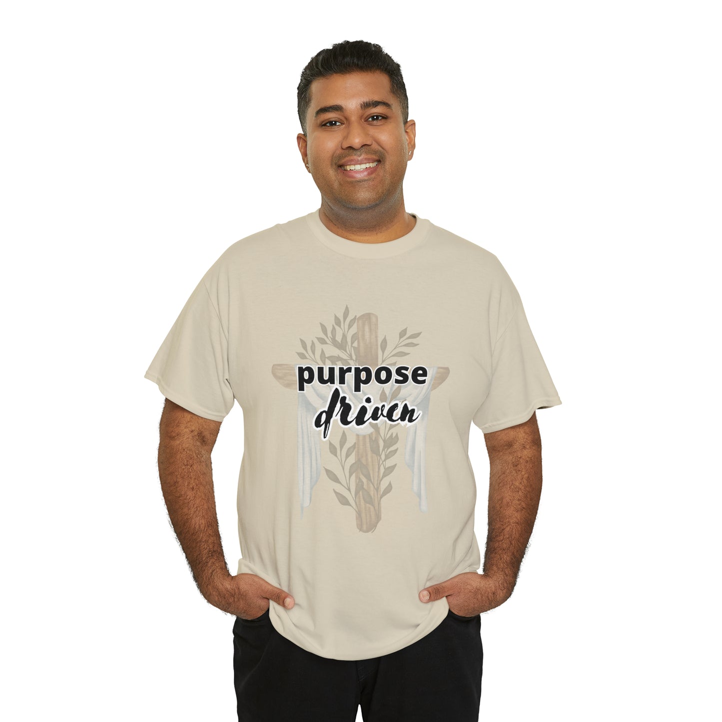Unisex Cotton T-Shirt (purpose driven cross)