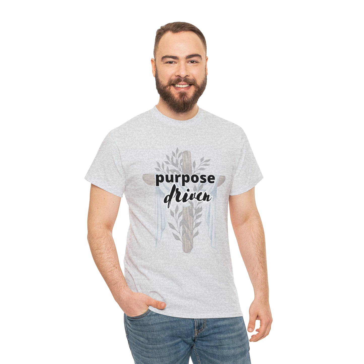 Unisex Cotton T-Shirt (purpose driven cross)