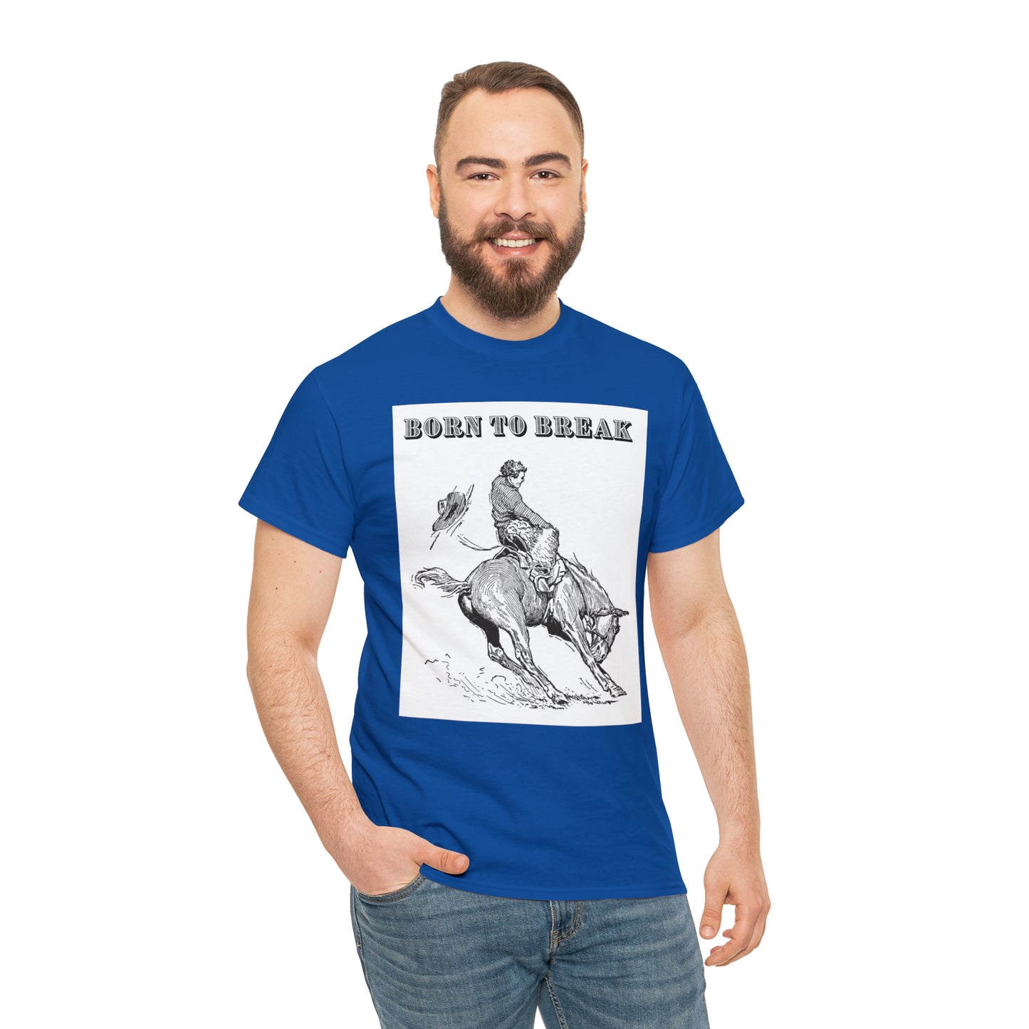 Unisex Cotton T-Shirt (born to break)