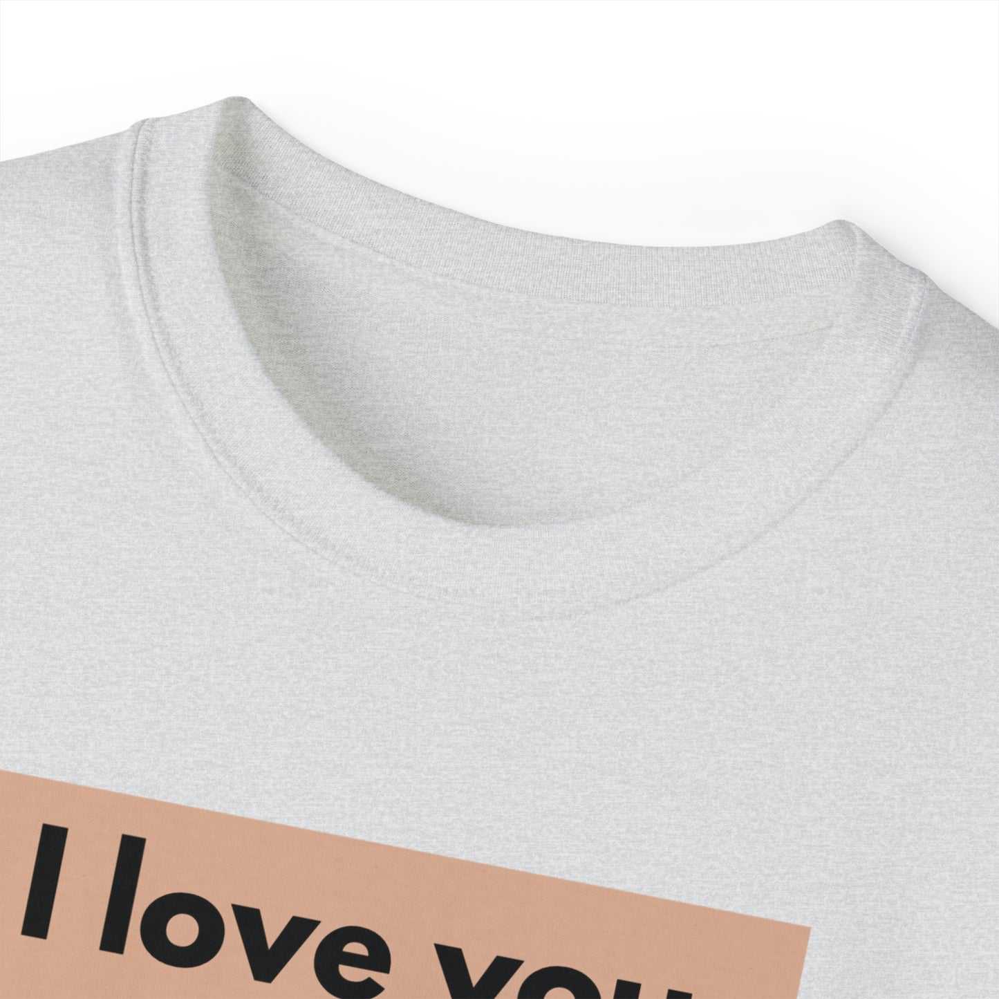 Unisex Cotton T-Shirt (I love you more than coffee)