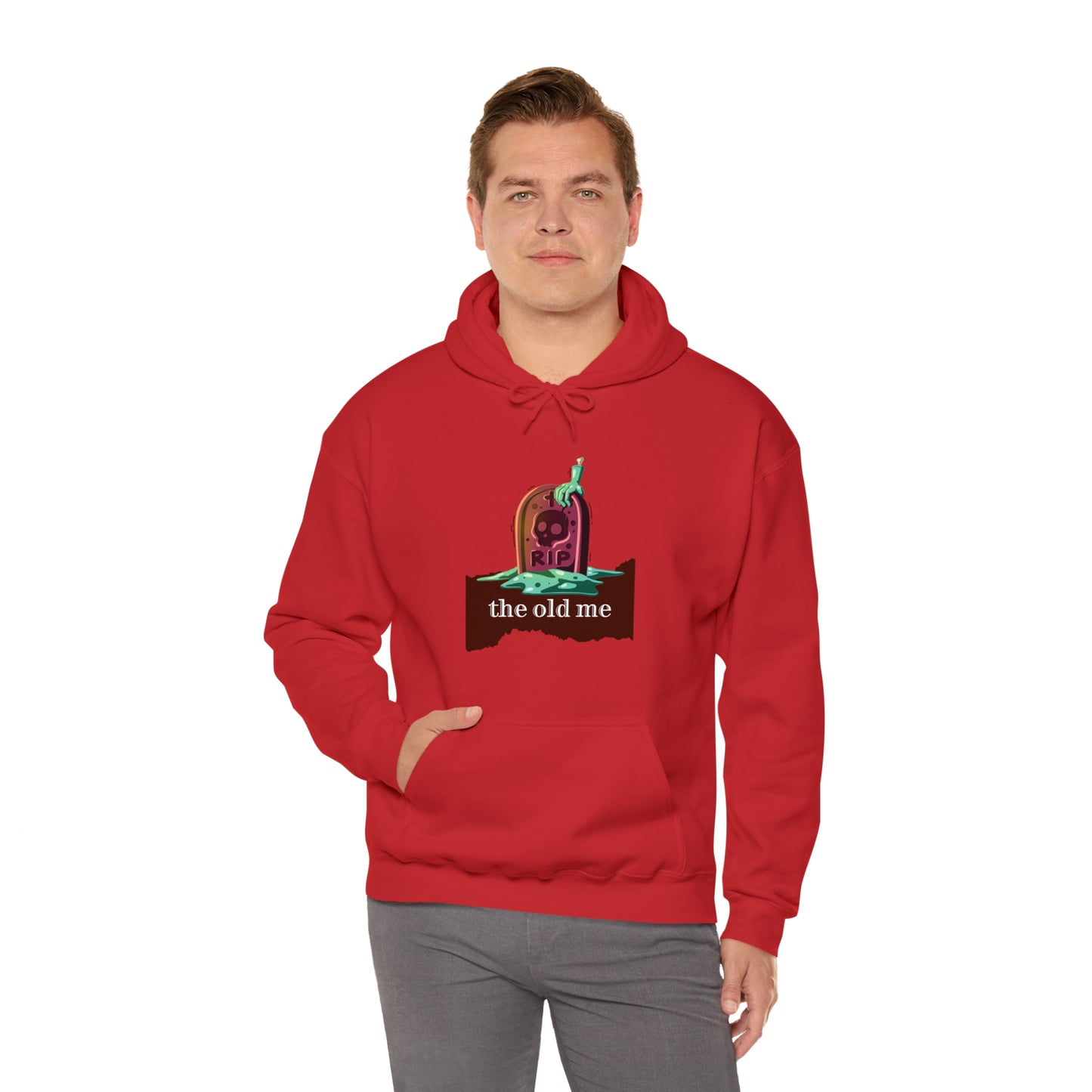 Unisex Hooded Sweatshirt (RIP the old me)