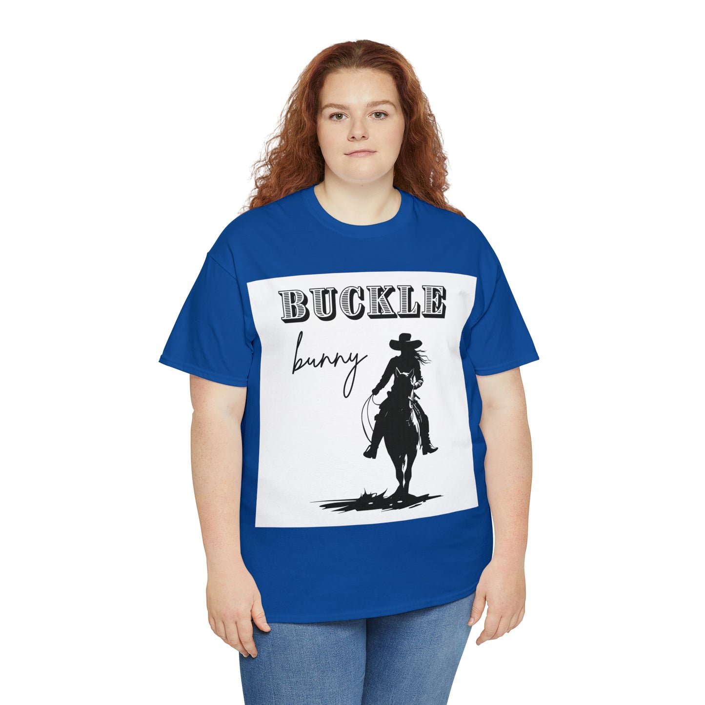 Unisex Cotton T-Shirt (buckle bunny)